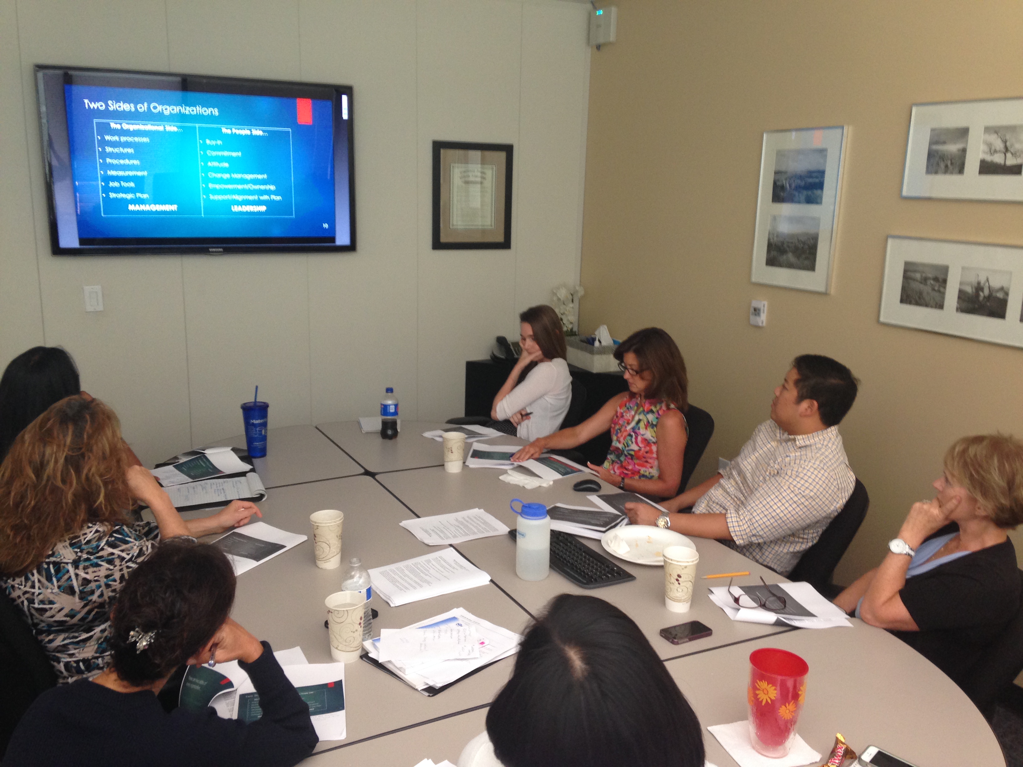 Group learning from webinars